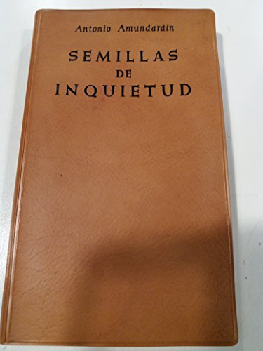 Beispielbild fr Semillas de Inquietud (Ideario) zum Verkauf von Kultgut