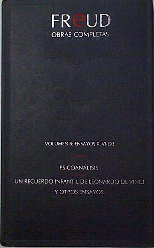 9788440202284: Psicoanlisis . Un recuerdo infantil de Leonardo de Vinci y otros ensayos