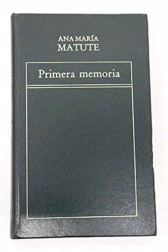 Stock image for Primera memoria Matute, Ana Mara for sale by VANLIBER