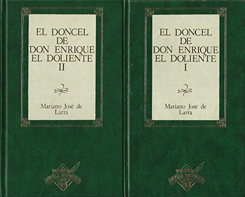 Stock image for El Doncel de Don Enrique el Doliente Vol. I for sale by Hamelyn