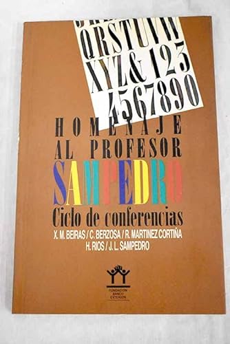 Imagen de archivo de Homenaje al profesor Sampedro: Ciclo de conferencias (Spanish Edition) a la venta por Iridium_Books
