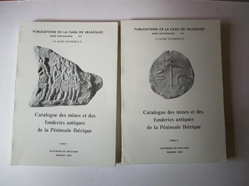 9788440410467: Catalogue des mines et des fonderies antiquesde la peninsule ibrique