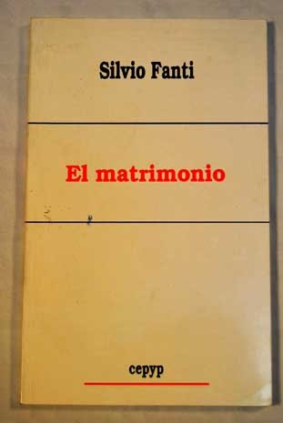 Beispielbild fr El matrimonio zum Verkauf von medimops