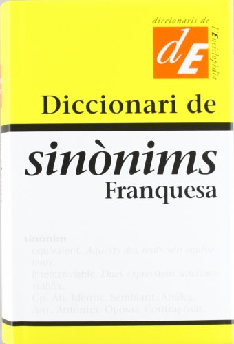 Beispielbild fr Diccionari de sinnims Franquesa (Diccionaris Complementaris, Band 7) zum Verkauf von medimops