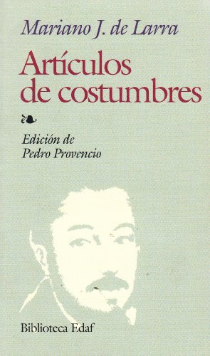 Beispielbild fr Articulos de Costumbres zum Verkauf von Hamelyn