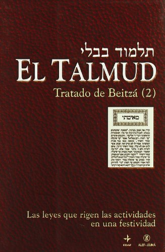 Stock image for El Talmud, vol. 9: Tratado de Beitza, 2 for sale by Iridium_Books