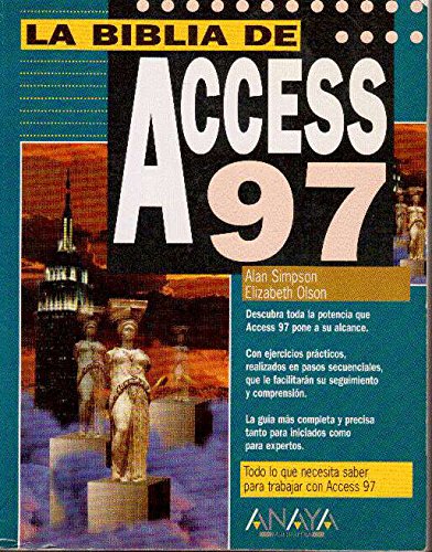 Stock image for La biblia del Access 97 for sale by Librera Prez Galds