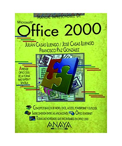 Imagen de archivo de Office 2000. - manual imprescindible -. (Manuales Imprescindibles) a la venta por Libros Ramban