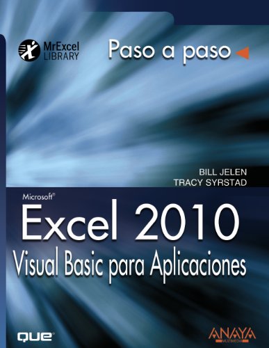 Stock image for Excel 2010. Visual Basic para Aplicaciones / VBA and Macros: Microsoft Excel 2010: Paso a Paso / Step by Step (Spanish Edition) for sale by Iridium_Books