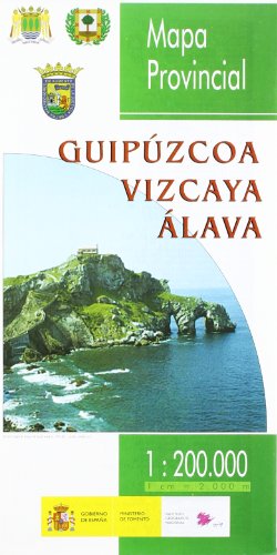 9788441610125: Mapa provincial guipuzkoa bizkaia araba 1:200000