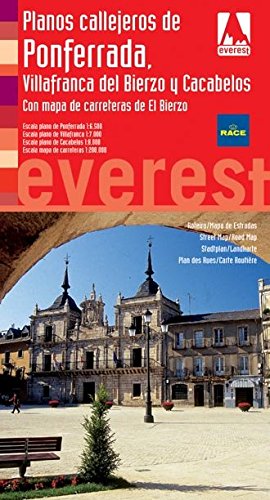 Imagen de archivo de Planos callejeros de Ponferrada, Villafranca del Bierzo y Cacabelos: Con mapa de Carreteras de El Bierzo (Planos callejeros / serie roja) a la venta por medimops