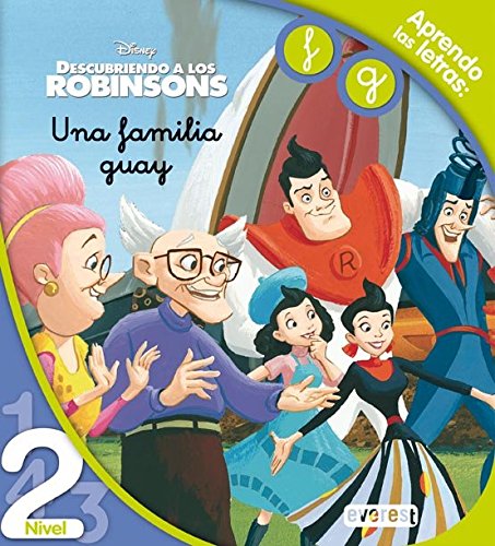 Stock image for Descubriendo a los Robinsons. Una familia guay. Lectura Nivel 2: Aprendo las letras: f, g. (Leo con Disney) for sale by medimops