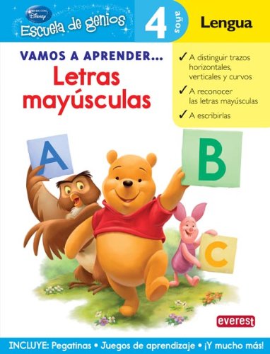 9788444146447: Vamos a aprender: letras maysculas, 4 aos (Escuela de genios)