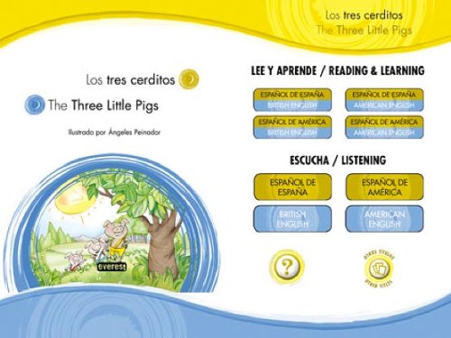 9788444147604: APP-IPAD Los tres cerditos / The three little pigs (Cuentos de siempre bilinges)