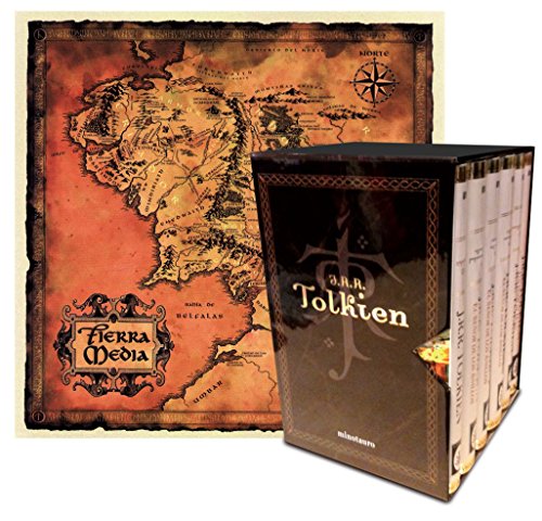 Imagen de archivo de Estuche tolkien 6 vols. + mapa de la tierra media a la venta por Iridium_Books