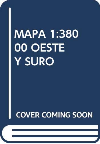 Stock image for Mapa 1:38000 oeste y suro for sale by Imosver