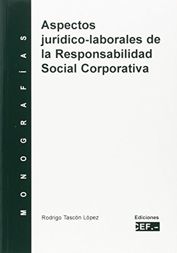 Imagen de archivo de Aspectos jurdico-laborales de la responsabilidad social corporativa a la venta por MARCIAL PONS LIBRERO