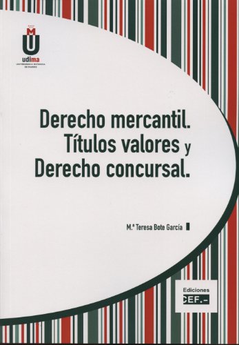 Imagen de archivo de DERECHO MERCANTIL. TTULOS VALORES Y DERECHO CONCURSAL a la venta por Zilis Select Books