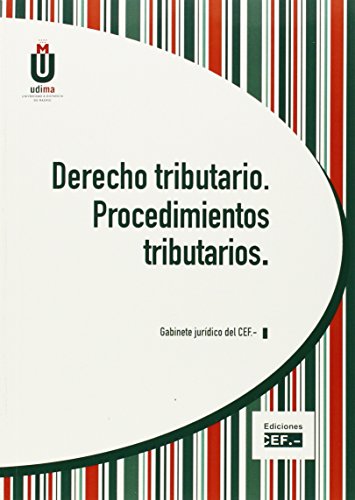 Stock image for Derecho Tributario. Procedimientos Tributarios for sale by Hamelyn