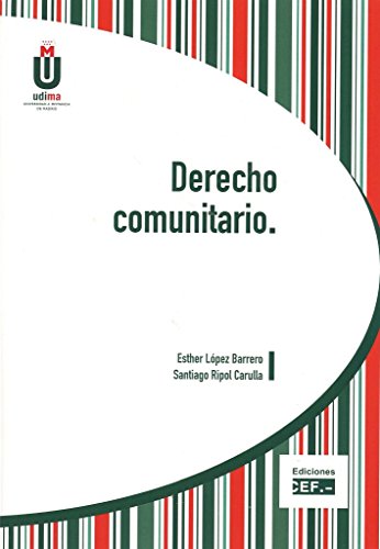 Imagen de archivo de Derecho comunitario a la venta por Zilis Select Books