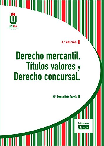 Imagen de archivo de DERECHO MERCANTIL. TTULOS VALORES Y DERECHO CONCURSAL a la venta por Zilis Select Books