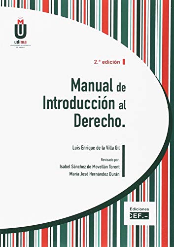 Imagen de archivo de Manual de introduccin al derecho a la venta por Revaluation Books