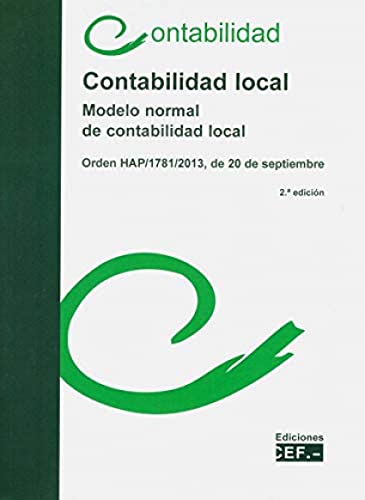 Imagen de archivo de Contabilidad local. Modelo normal de contabilidad local a la venta por AG Library