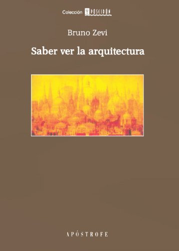 9788445500804: Saber Ver La Arquitectura