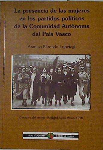 9788445714270: Presencia de la s Mujeres en Los Partidos Politicos de la Comunidad Autonoma del