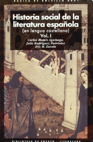 9788446012528: Historia social de la literatura espaola (2 volmenes) (Basica de Bolsillo / Basic Pocket) (Spanish Edition)