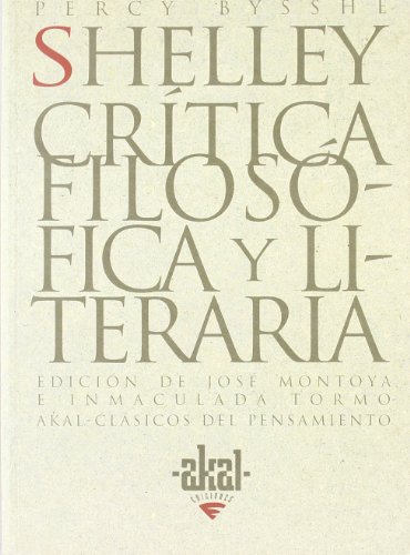 Beispielbild fr Crtica filosfica y literaria: segn la edicin de John Shawcross, Londres, 1909. Traduccin de Inmaculada Tormo. zum Verkauf von Librera y Editorial Renacimiento, S.A.