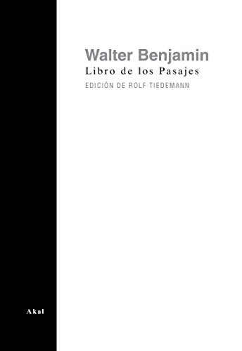 Imagen de archivo de Libro de los pasajes/ The Arcades Project a la venta por Revaluation Books