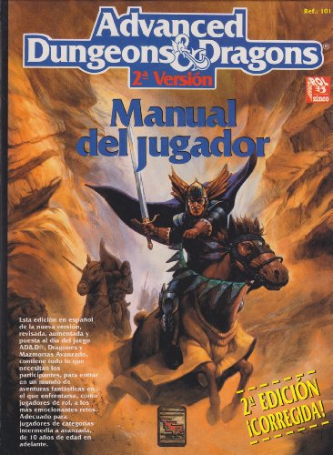 Beispielbild fr Advanced Dungeons Dragons. 2 Versin. Manual Del Jugador zum Verkauf von Hamelyn