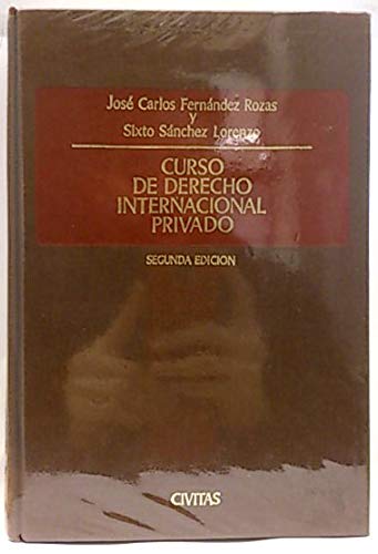 9788447002849: Curso de derecho internacional privado (2 edicion)