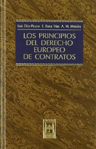 Imagen de archivo de Los Principios del Derecho Europeo deDez-Picazo Y Ponce De Len, Lui a la venta por Iridium_Books