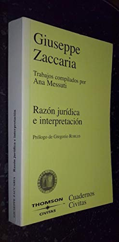 Imagen de archivo de Razon juridica e interpretacion a la venta por Iridium_Books