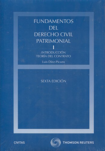 Imagen de archivo de Fundamentos del Derecho civil patrimonial.T.I: Introduccin. Teora del contrato 9788447026654 a la venta por Iridium_Books