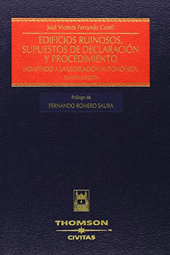 Imagen de archivo de EDIFICIOS RUINOSOS SUPUESTOS DE DECLARACION Y PROCEDIMIENTO a la venta por Iridium_Books