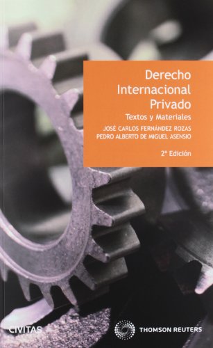 9788447039371: Derecho internacional privado (Textos y Materiales)