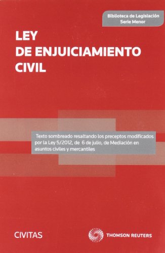 9788447040452: Ley de Enjuiciamiento Civil (Biblioteca de Legislacin - Serie Menor)