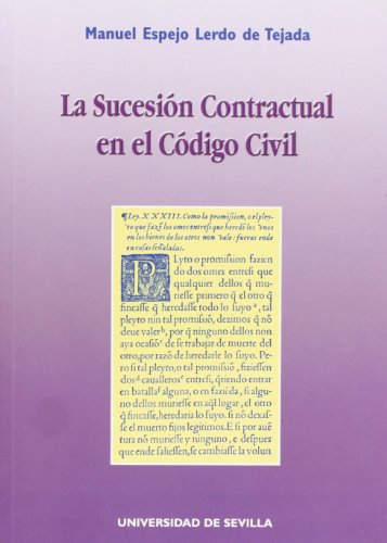 Imagen de archivo de SUCESION CONTRACTUAL EN EL CODIGO CIVIL. a la venta por Iridium_Books