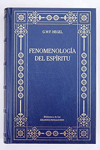 Stock image for Fenomenologa del espritu for sale by Iridium_Books