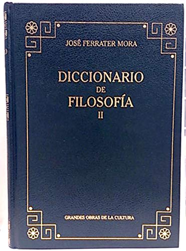 9788447342419: Diccionario De Filosofa II. E-H