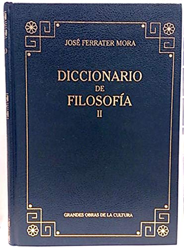 Stock image for Diccionario De Filosofa II. E-H for sale by NOMBELA LIBROS USADOS