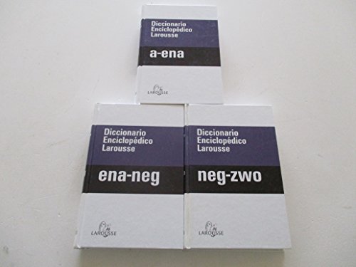 Stock image for Diccionario enciclopedico Larousse 3 Vols. solo vol. 1, 2, 3 for sale by Librera Prez Galds