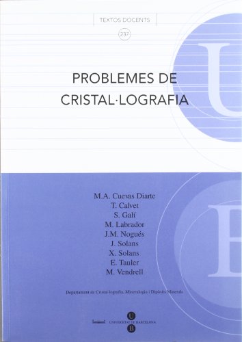 Imagen de archivo de PROBLEMES DE CRISTALLOGRAFIA a la venta por Zilis Select Books