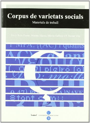 Beispielbild fr CORPUS DE VARIETATS SOCIALS. MATERIALS DE TREBALL (LLIBRE + CD-ROM) zum Verkauf von Zilis Select Books