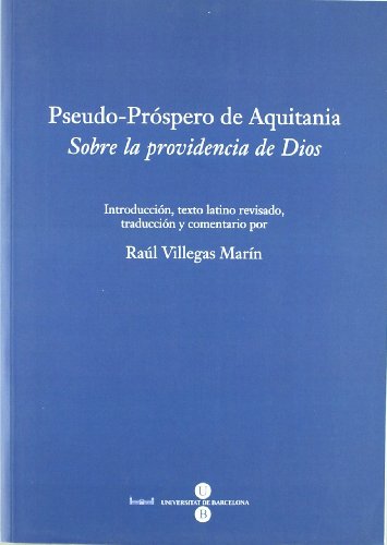 Beispielbild fr Sobre la providencia de Dios zum Verkauf von Reuseabook