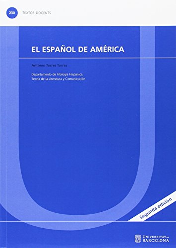 Stock image for EL ESPAOL DE AMRICA for sale by KALAMO LIBROS, S.L.