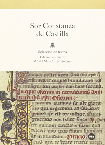 Imagen de archivo de SOR CONSTANZA DE CASTILLA a la venta por KALAMO LIBROS, S.L.